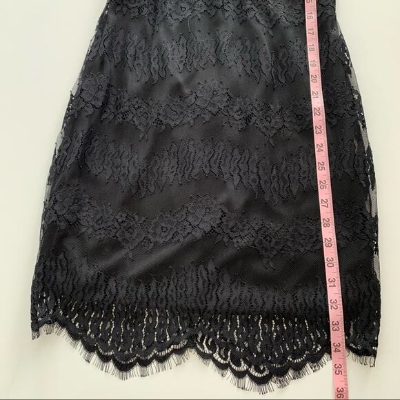 Lush | Evangeline Black Lace Mini Dress Medium - Picture 6 of 9